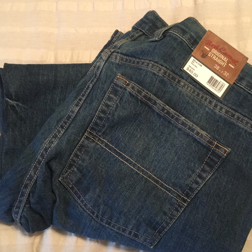 ‼️brand new‼️ red camel jeans